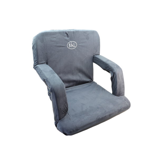 BL sammenleggbar stol med armlener Semsket stoff