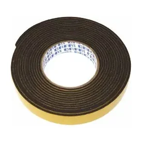 Tetningslist Gummi m/Lim 3mmx25mm For drkplater etc.