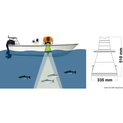 Vannkikkert m/LED lys 