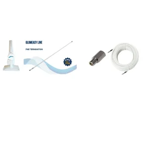 Glomex RA300 DAB-Antenne Sor/hvitt FME