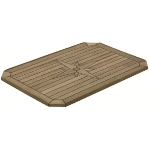 Bordplate Teak Nautic Star Firkantet