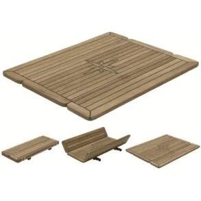 Bordplate Teak Sammenleggbar