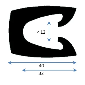 PVC Fenderlist C1564A Gr 18m