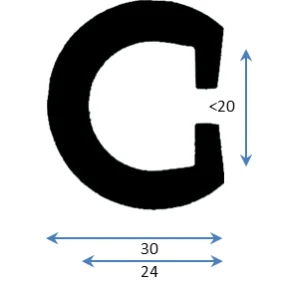 PVC Fenderlist C1590F Sort 15m