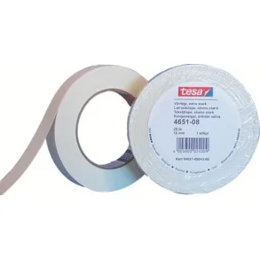 Tesabnd Hvit 19mm 25m