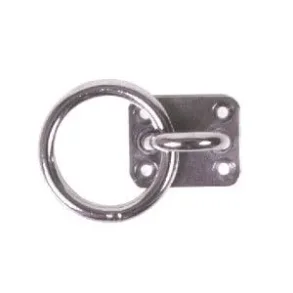 Ringplate m/Ring Rustfri