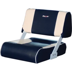 Bluesea Maia Stol Imitert Skinn Bl� m/Brede