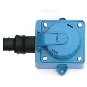 Ratio Schuko Veggkontakt enkel Utenpliggende IP68