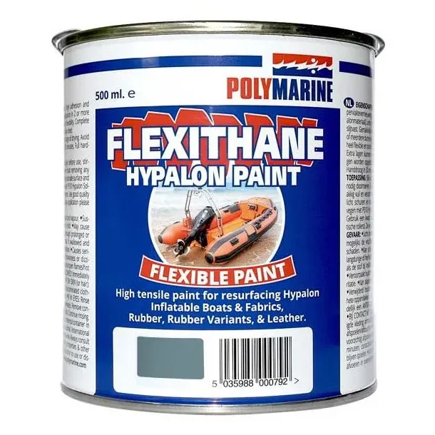 Polymarine Flexithane Hypalon Paint Grey 500ml