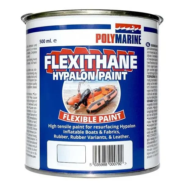 Polymarine Flexithane Hypalon Paint White 500ml