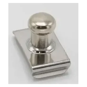 Kalesjeknapp Vindusklips 19mm 5stk