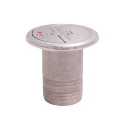 Dekksforskruvning Fuel 50mm rett syrefast