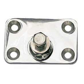 Rustfri Kalesjebeslag 25mm Festeplate HD-type (kraftig)