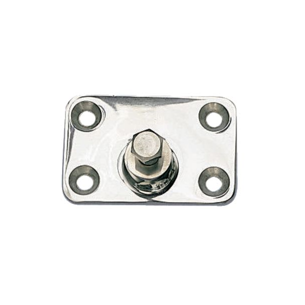Rustfri Kalesjebeslag 25mm Festeplate HD-type (kraftig)