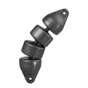 RIB-fender sort m/tau 12X48cm