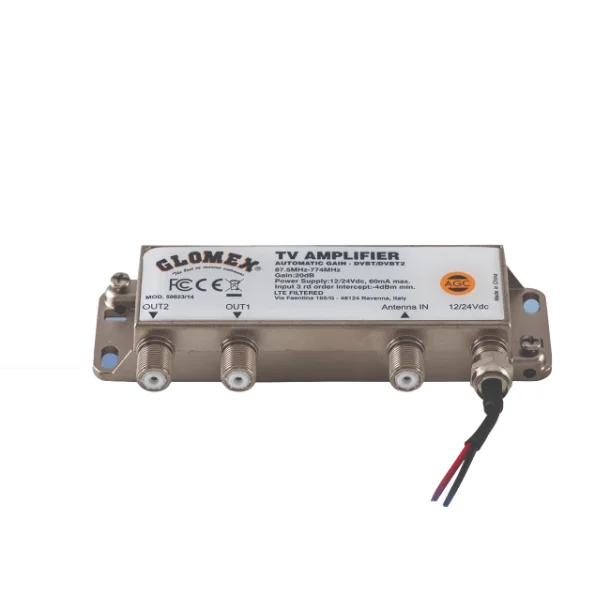 Glomex Automatisk Antenneforsterker for TV-antenner