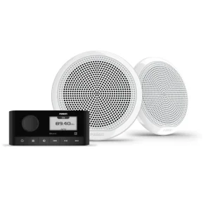 Fusion stereo- og h�yttalersett MS-RA60 og EL Sport hvit