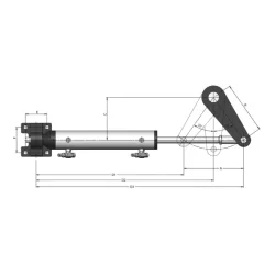 Multisteer Hydraulisk innenbordsstyring for ror pakke 2