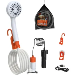 Seaflo portabel oppladbar batteridrevet dusj