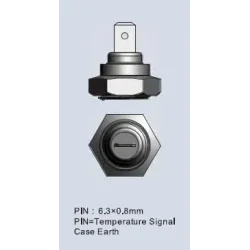 KUS Oljetemperaturgiver 1/8"x27NPT 1-pol