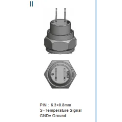 KUS Vanntemperaturgiver 3/8''-18 NPT 2-Pol