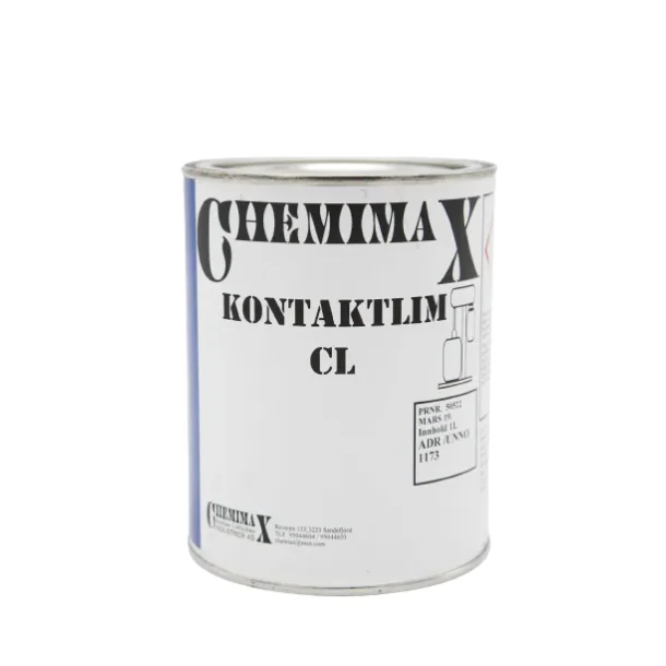 Chemimax Vannbasert Kontaktlim. Vannbasert kontaktlim Ensidig Justering kan foretas