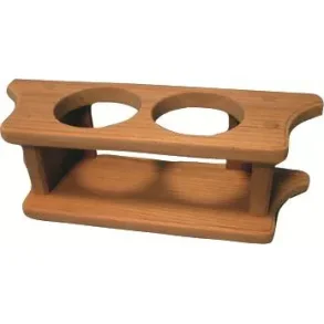 Glassholder 2 Glass Teak