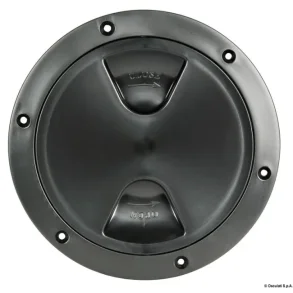 Inspeksjonsluke 203mm Plast Sort