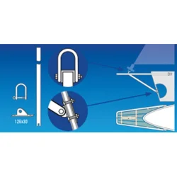 Btsystem Code Zero Kit 80cm. Produsert i hyglanspolert syrefast AISI316 stl.