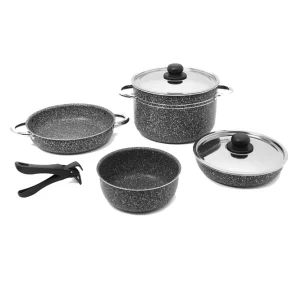 Grytesett Stone Rock 7 Deler 20 cm 