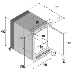Vitrifrigo Ismaskin IM XT OCX2 Hydro 230V (bakmontert kompr) 220V 