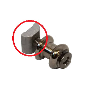 Kalesjeknapp-mutter for Ertec kaleskjeknapp