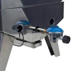 Brbar Gassgrill for gassboks m/Skrukobling 2,4kw-3kw 