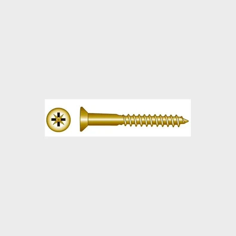 Treskrue 4,5x25mm Din 97 PZ 2 10pk