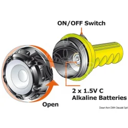 Lommelykt LED Vanntett 30m Vantett,