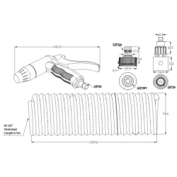 Seaflo Spylepistol og Slange Kit