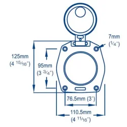 Whale Drkbeslag Metall Gusher 