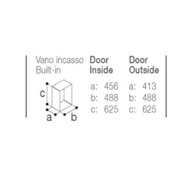 Vitrifrigo Kjleskap 75 liter Rustfritt