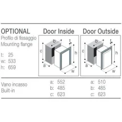 Vitrifrigo Kjleskap 90 liter Airlock Sort 