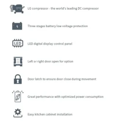 Ocean Comfort CR65 kjleskap 