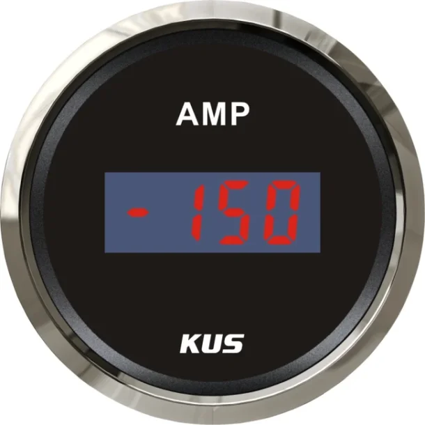 KUS Amp.meter m/shunt digital +/-150A