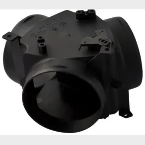 Ebersp�cher Y-R�r 90mm med Spjeld 3-veis ventil Regulerbart spjeld 90 mm stusser