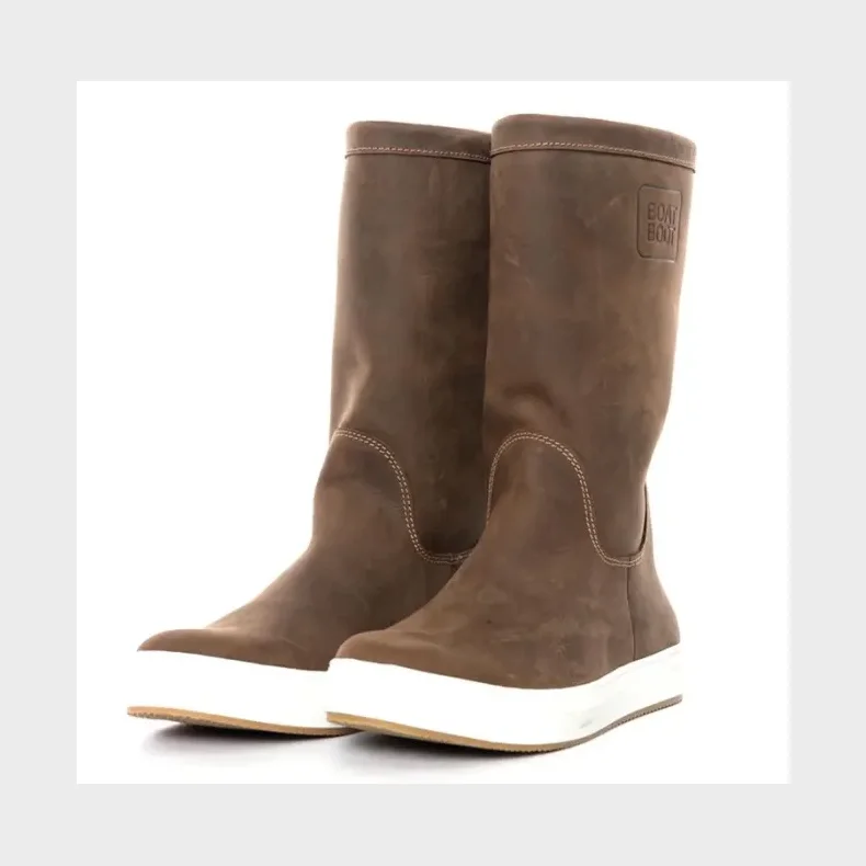 Boatboot skinnstvel brun