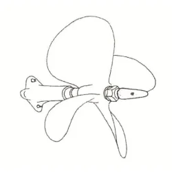 Sinkanode for Volvo Penta 30mm propellaksel
