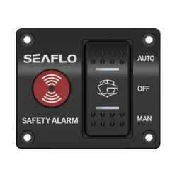 Seaflo bryterpanel med alarm for lensepumpe