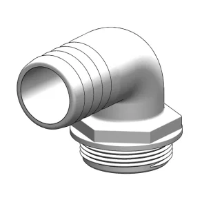 TruDesign Slangestuss for 3 veisventil 