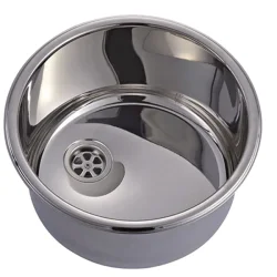  Vask Stl Rund 330mm Dyp 