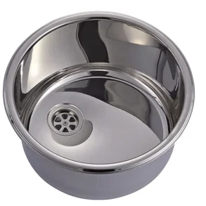  Vask Stl Rund 330mm Dyp 