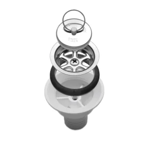 Dometic Avlp med vannls, 20mm Rett stuss