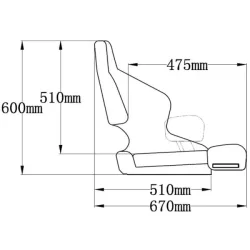 Sailcroft Btstol Port Royal H52 Flip-Up Cognac Diamond Sm